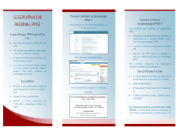 LE GEOCATALOGUE REGIONAL PPIGE