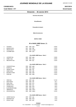 JOURNEE MONDIALE DE LA DOUANE