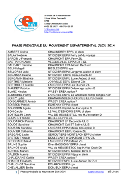 phase principale du mouvement departemental juin 2014 - Se-Unsa