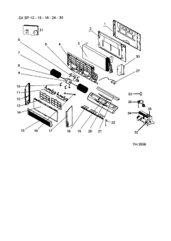 Marque :Airwell Mod&egrave;le : SX SP 12 / R407C