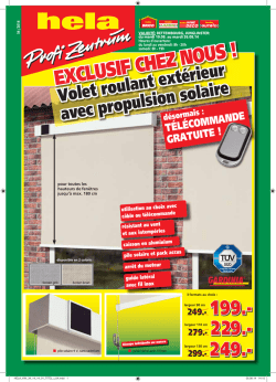 EXCLUSIF CHEZ NOUS !
