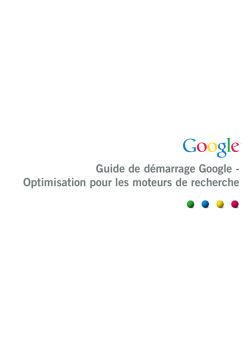 Guide de démarrage Google - Optimisation pour les moteurs de
