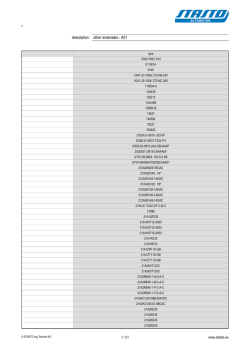 description other materiales - A01
