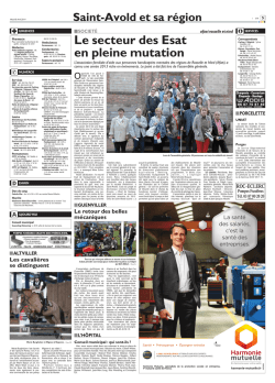 Le secteur des Esat en pleine mutation