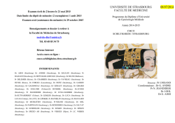 Gyn&eacute;cologie m&eacute;dicale - Facult&eacute; de M&eacute;decine de Strasbourg