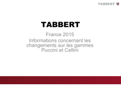 TABBERT - Eddy Caravanes, Tabbert 2015