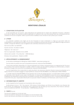 MENTIONS L&Eacute;GALES