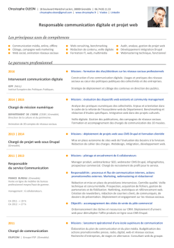 CV PDF - Chrystophe Oleon
