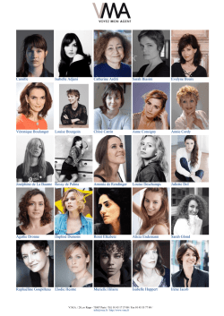 Camille Isabelle Adjani Catherine Arditi Sarah Biasini Evelyne Bouix