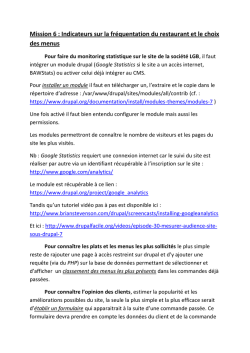 Récapitulatif Mission 5