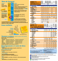 Horaires - Vaucluse