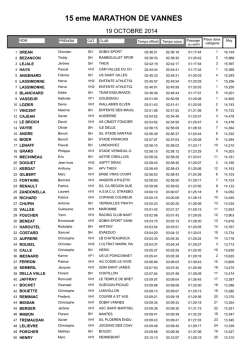 15 eme MARATHON DE VANNES