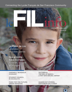 2014 - Lyc&eacute;e Fran&ccedil;ais de San Francisco