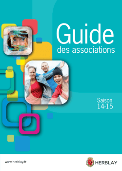 Guide des associations-2014-15