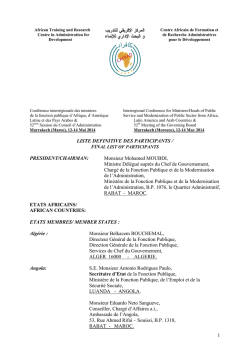 List - CAFRAD