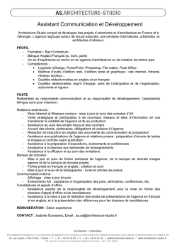 Nom de la Phase : DOSSIER APS - Architecture