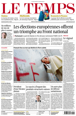 Les élections européennes offrent un triomphe au Front