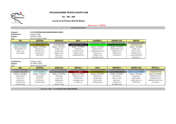 ORGANIGRAMME REGION EQUIPE GAM DC - DN