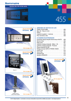 Sommaire - Int&eacute;gral Syst&egrave;me