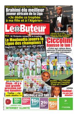 LE BUTEUR du 29.10.2014