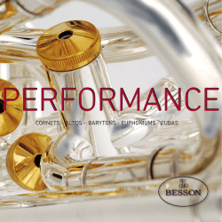 cornets &ndash; altos &ndash; barytons - euphoniums - tubas