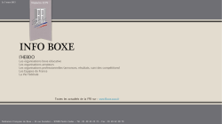 Info Boxe 1179 - F&eacute;d&eacute;ration fran&ccedil;aise de boxe