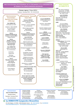 La DIRECCTE Languedoc