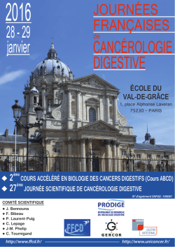 CANC&Eacute;ROLOGIE DIGESTIVE CANC&Eacute;ROLOGIE DIGESTIVE