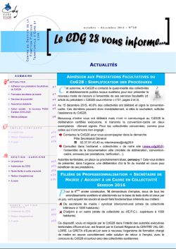 clic! - Centre de Gestion | Eure-et-Loir