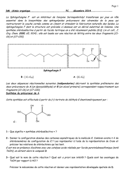 DM2 chimie organique avec correction