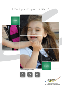 Brochure Choisir sa poussette