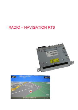 RADIO &ndash; NAVIGATION RT6
