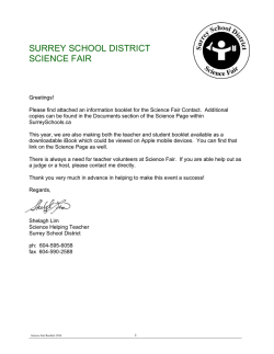 2014 Science Fair booklet