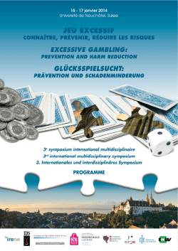 abstract book - Jeu excessif