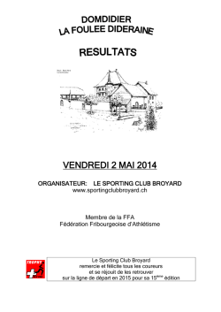 14&egrave; course &agrave; pied "Foul&eacute;e Dideraine"