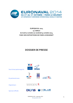 DOSSIER DE PRESSE