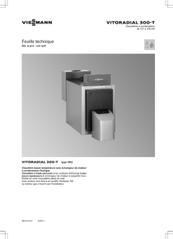 Fiche Technique Vitoradial 300-T