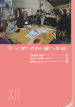 Mouvements et associations de laïcs