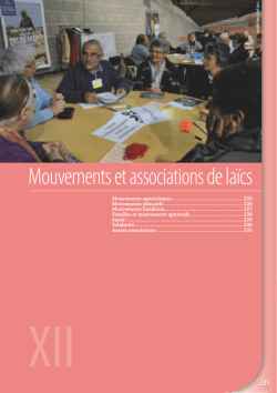 Mouvements et associations de la&iuml;cs