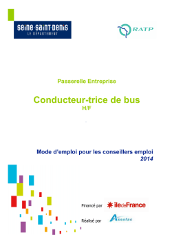Conducteur-trice de Bus Passerelle Entreprise – RATP