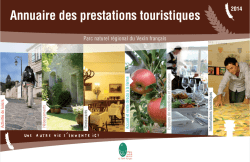 Annuaire des prestations touristiques