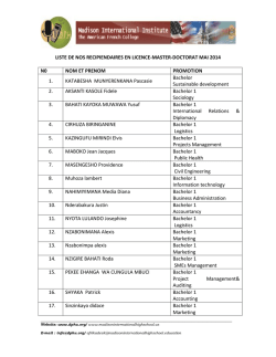 ATTESTATION DE STAGE ACADEMIQUE