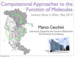 Marco Cecchini - ISIS - Universit&eacute; de Strasbourg