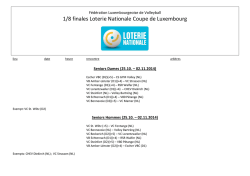 ½ finales Coupe de Luxembourg (12