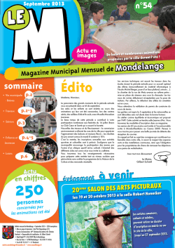 M n&deg; 54 - Mondelange