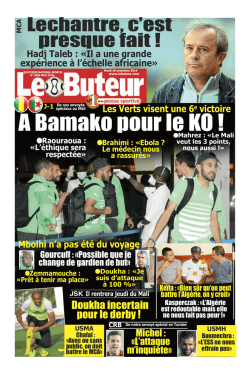 LE BUTEUR DU 18.11.2014