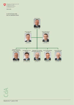 le chef de l`Arm&eacute;e avec ses subordonn&eacute;s directs
