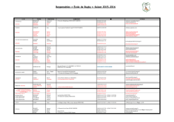 Responsables EDR 09 Saison 2015-2016