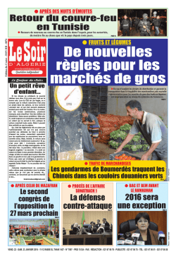 PAGE GABARIT - Le Soir d`Algérie