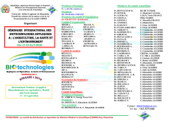 Du 17-19 Avril 2016 - Universit&eacute; Abbes LAGHROUR Khenchela